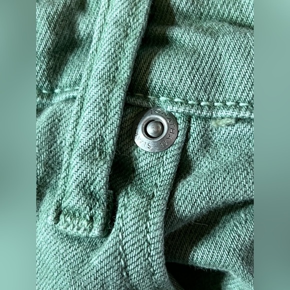 Jonathon Simkhai River High Rise Straight Pants in JD Jade - Picture 9 of 15